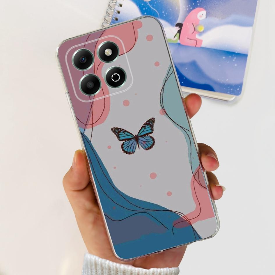Чехол для Honor X6b JDY-LX1 JDY-LX2 Чехол Роскошный Мраморный Узор Мягкий Прозрачный Силиконовый Задняя Крышка Телефона Для Honor X6b 4G X 6B Fundas