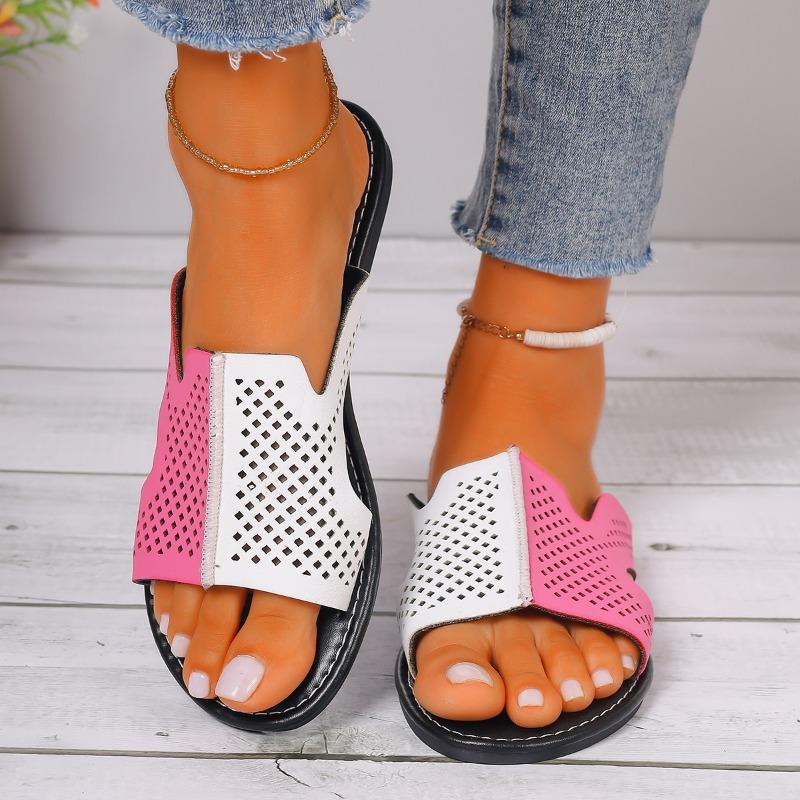 2024 Тапочки Летняя обувь для женщин Роскошные сандалии Дизайнерские шлепанцы Женские пляжные сандалии на плоской подошве Женские повседневные кроссовки для отдыха на открытом воздухе