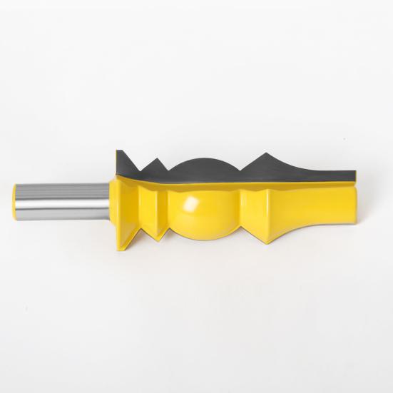 Фрезерный станок с острым лезвием и защитой от отдачи, углеродистая сталь, хвостовик 12 мм, 1/2 дюйма, фрезерный станок с коронкой, формовочный инструмент, инструмент для снятия фаски