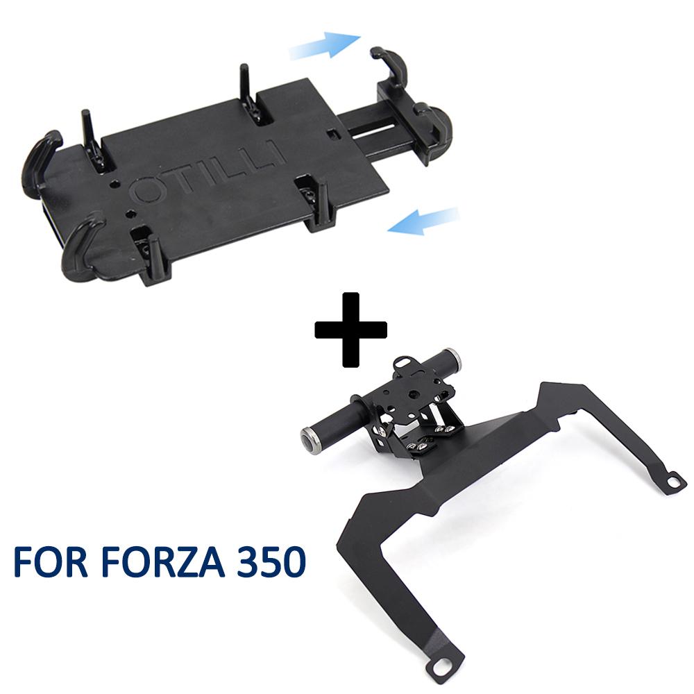 For Honda Forza350 Forza125 Forza 350 125 2021-2025 Motorcycle Front USB Charging Mobile Phone Navigation Bracket GPS Mount