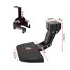 75326-01A Folding Truck Rear Retractable Bumper Step Bumper Tailgate Step Pedal Black For Jeep Gladiator JT 2020-2023