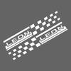 For Seat Arona Leon Ibiza Toledo Alhambra Ateca Cordoba Altea Arosa Exeo Auto B Pillar Sticker Car Exterior Decorative Decals