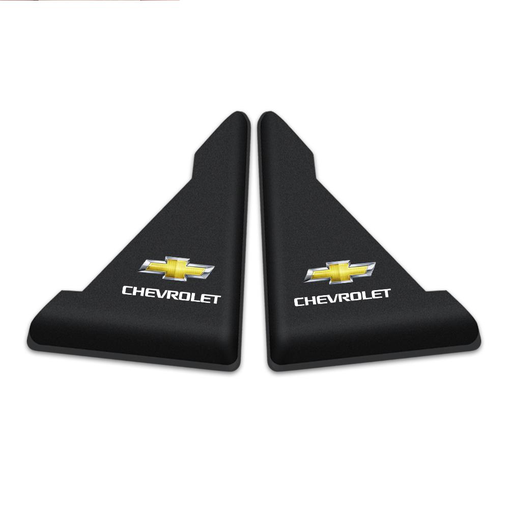 AABHI1 2pcs Silicone Car Door Corner Anti-Collision Protector Bumper Sticker For Chevrolet Silverado Trailblazer Suburban Traverse