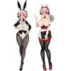 Super Sonico Figure BiCute Bunnies Figure Super Sonico Newly Drawn Costume Swallowtail Ver. & Waitress Ver. [2-Set] Official Merchandise