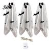 Outdoor Spooky Yard Ornaments Scary Ghost Decor, Bat Print Hanging Decor for Porch Lighted Ghosts Tree, Glow-in-the-Dark Halloween Decoration