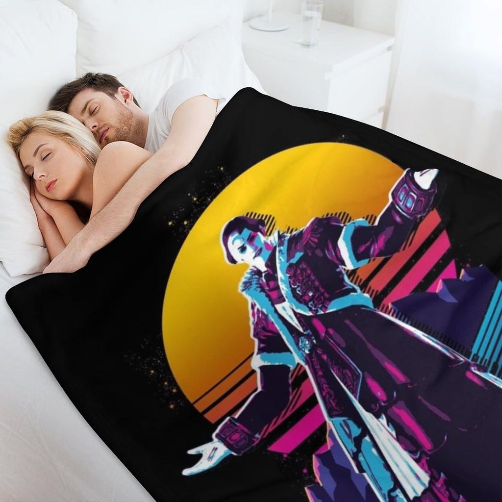 Emet-Selch - FFXIV *80s retro* Throw Blanket Sofa Throw Luxury Designer decorative Polar Blankets