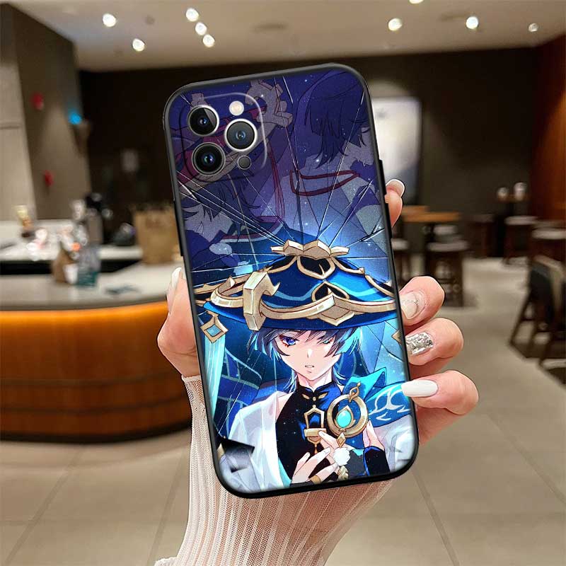 RE33 Genshin Impact Новый высококачественный чехол-ракушка для телефона iPhone SE X XS XR 16E 17 11 Pro Max 8 7 6 6s Plus Air