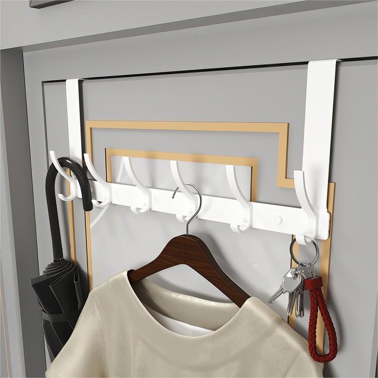 Over-the-Door No-Drill Coat Rack & Clothes Hook
