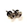 YJB PARTS F Type End Pin with Felt Nickel Made In Japan (pair)