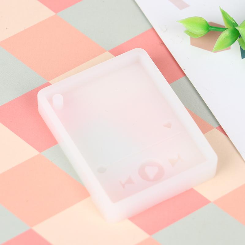 Super Glossy Epoxy Resin Player Mold Keychain Casting Silicone Mould Diy Crafts