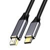 Адаптер-кабель Plug Play с поддержкой конвертера DisplayPort Type-C на Mini 4K, шнур 1,8 м для ноутбука