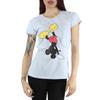 Disney Womens/Ladies Mickey Mouse Upside Down Cotton T-Shirt