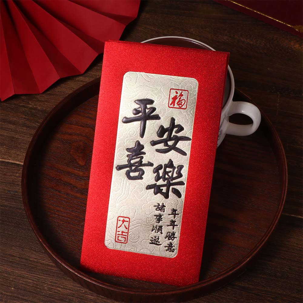 6PCS Red Pocket New Year Red Envelope Chinese Style Money Pocket  Chinese New Year