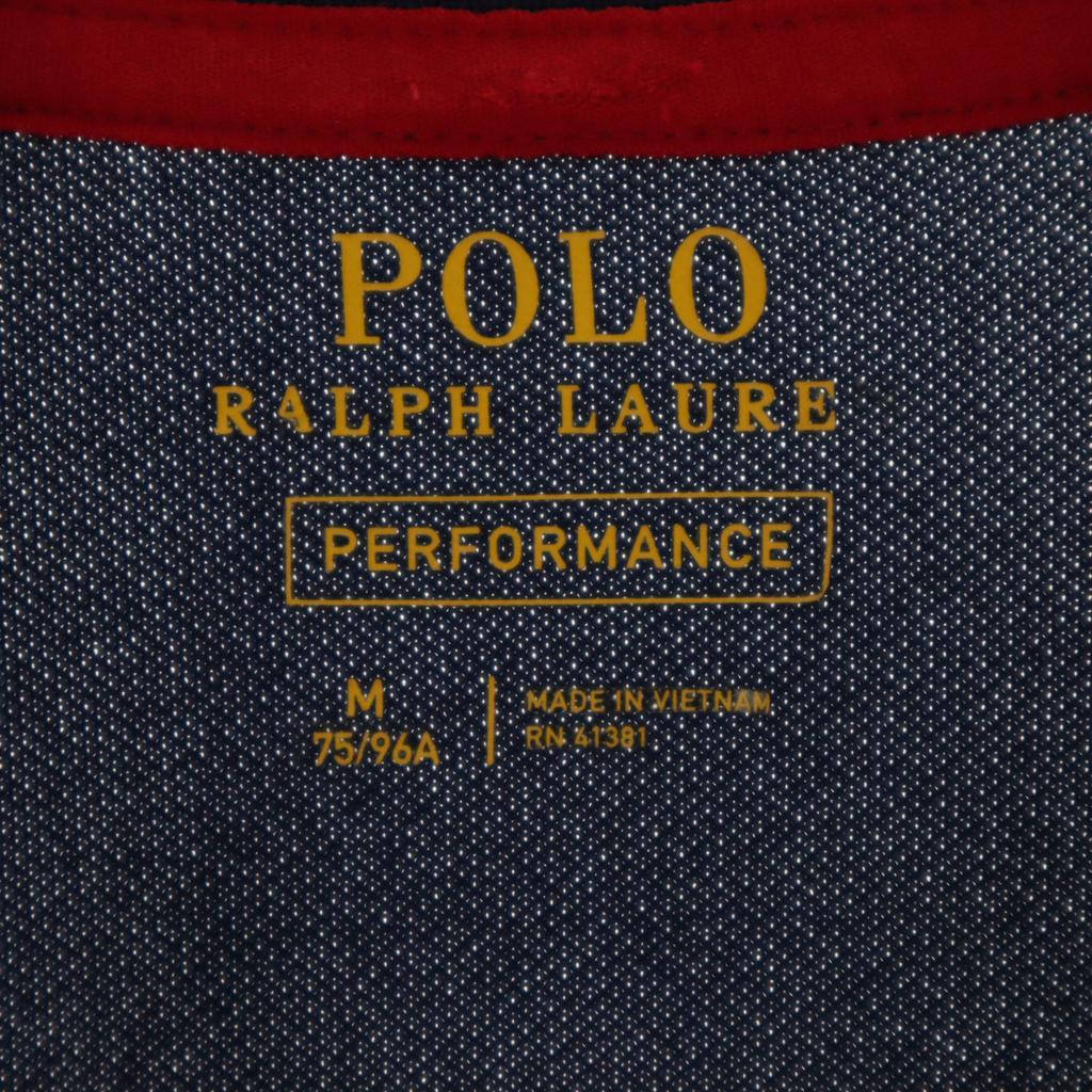 Polo Ralph Lauren Поло с коротким рукавом M Темно-синий система Мужской Б/у