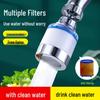 Removable Faucet Splash Guard and Water Purifier with Pressurized Kitchen Sprayer