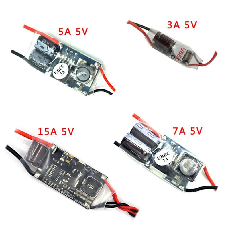 A96I-UBEC 5V BEC Full Shielding Antijamming Switching Regulator For FPV RC Drone Receiver Power Supply