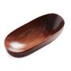 Oval Dried Fruits Serving Tray Wooden Sushi Snack Plate Household Salad Bowl  for Food
