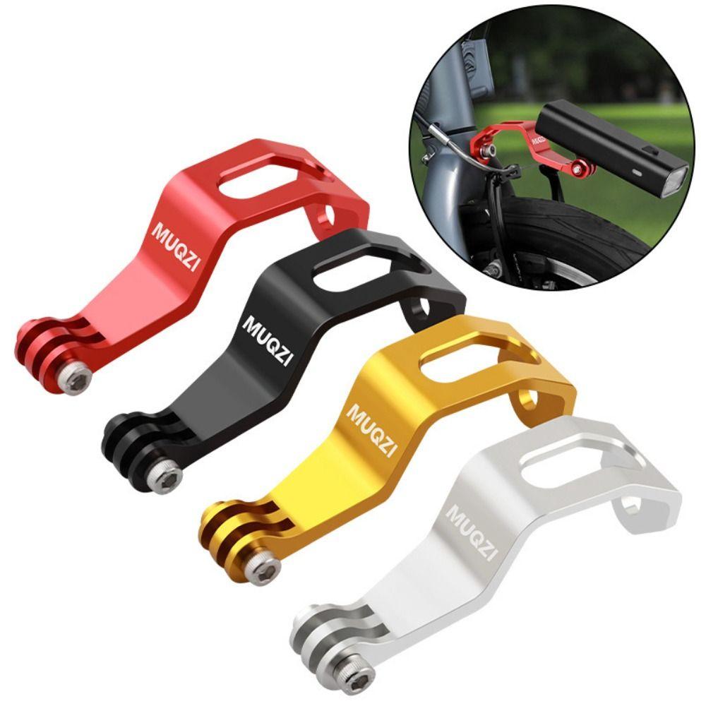 Lightweight Front Light Mount Holder Aluminum Zinc Zinc Alloy Bike Light Mount Adapter Folding Bike