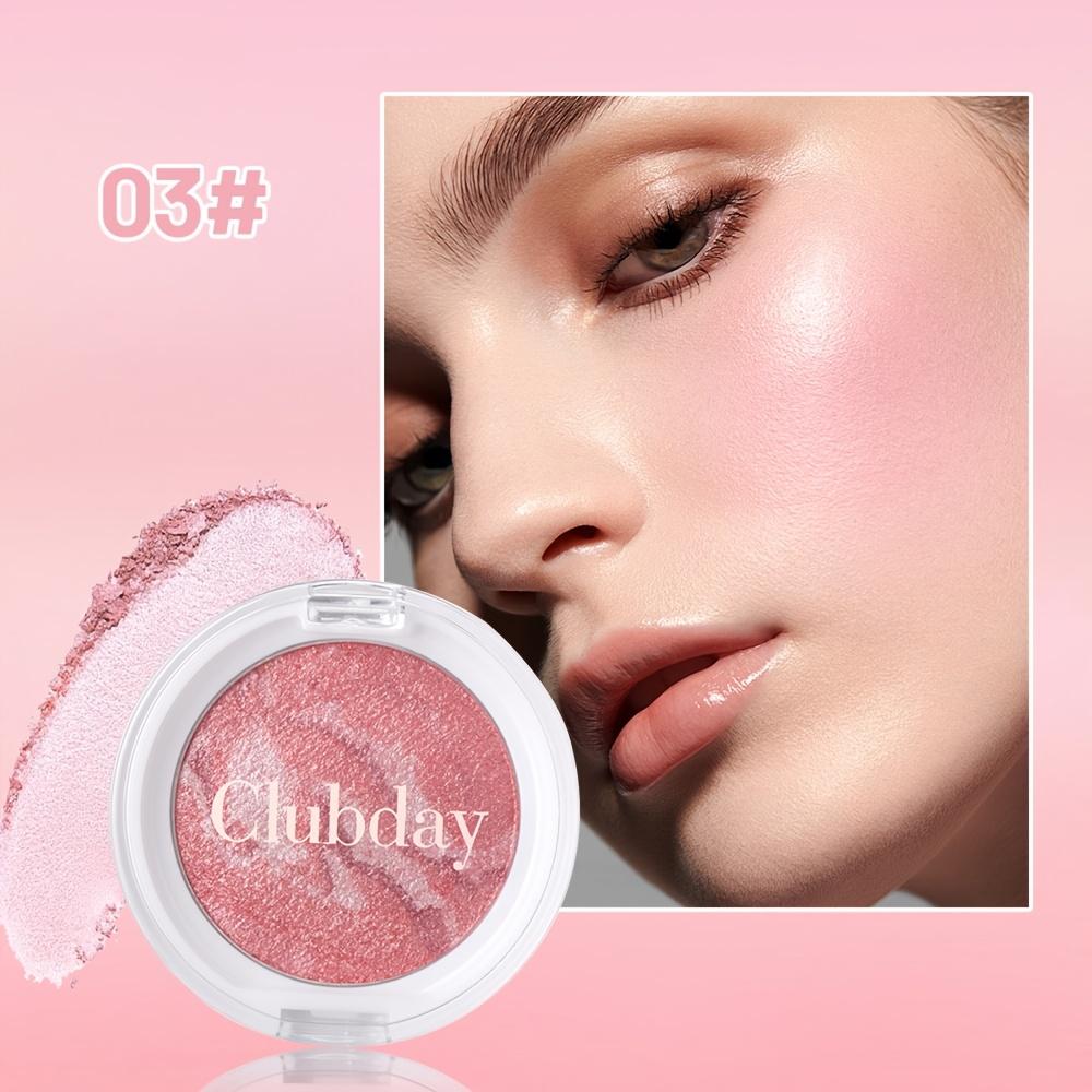 JULYSTAR Пятицветные перламутровые мелкодисперсные блестки Микрочастицы Румяна Pentel Стереоскопическое контурирование Трехцветные мраморные румяна