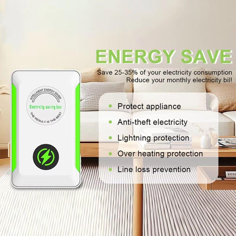 US/EU Adapter Electric Energy Saver Stable Performance Energy-saving Appliance Household Use