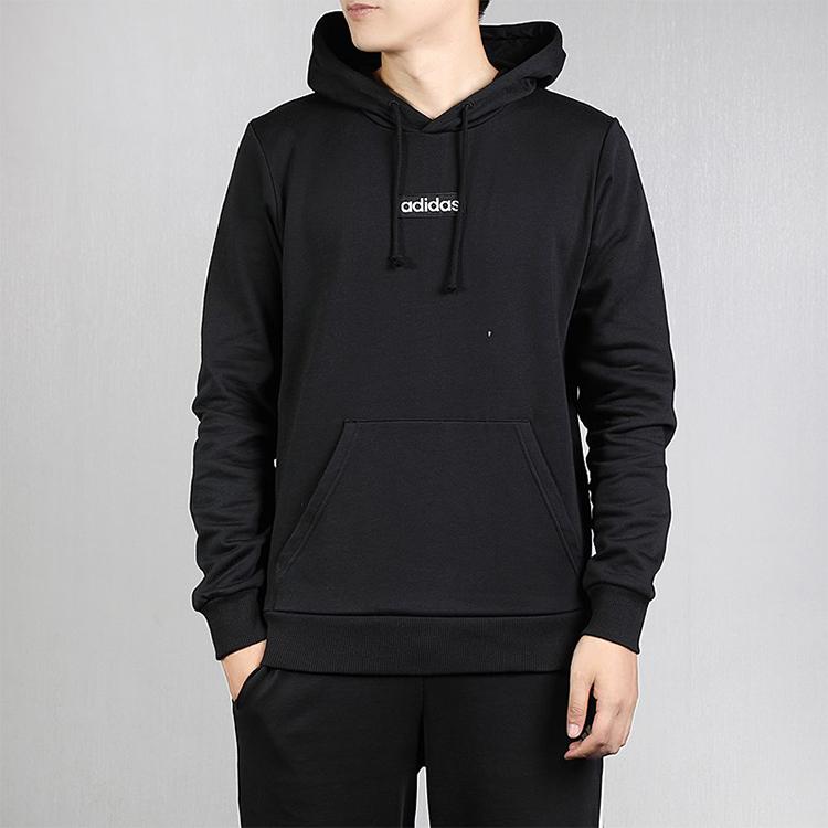 adidas Neo C+ толстовка с капюшоном, пуловер, мужские топы, черный EI4681