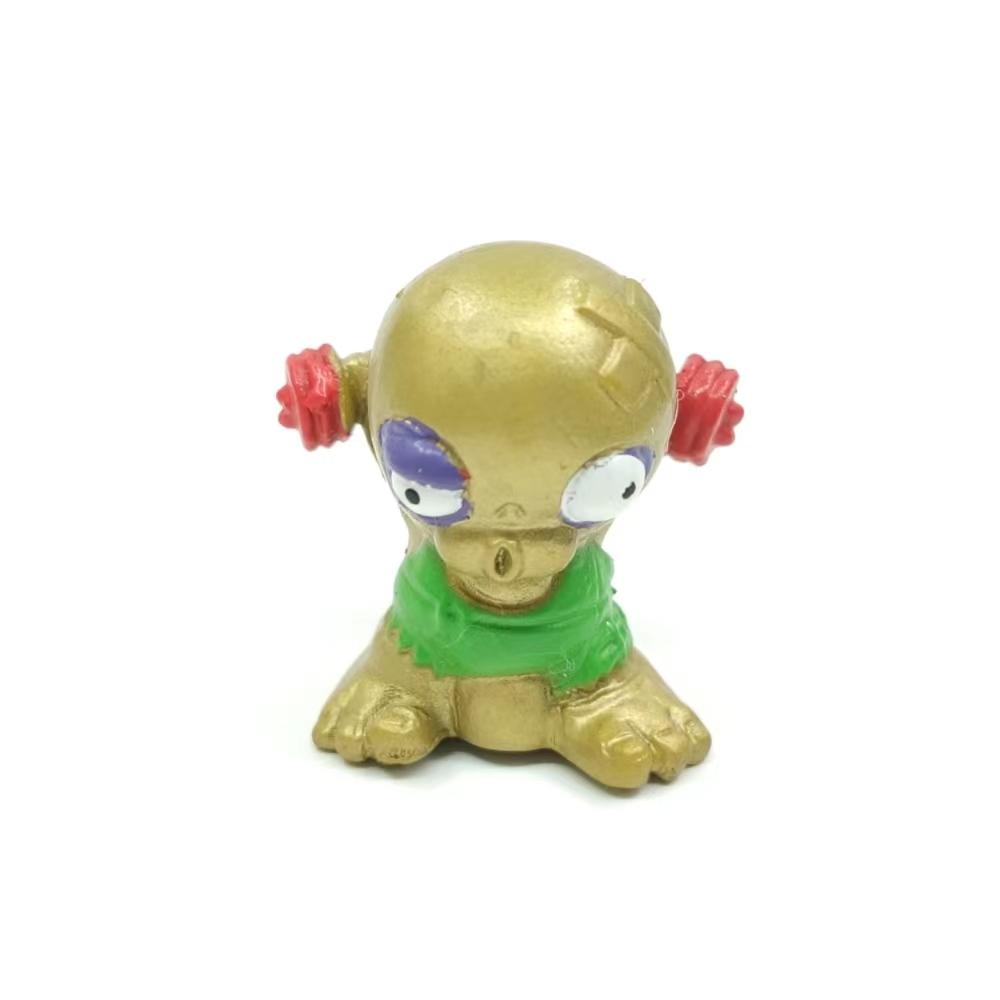 Original Zomlings ULTRA Rare GOLD Silver Superzings Styles PVC Action Figures Limited Collection Spanish Toy Boys Birthday Gift