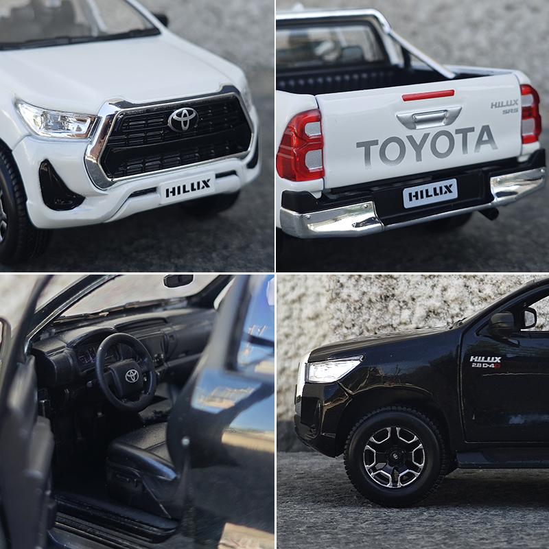 Maisto 1:27 Toyota Hilux Pickup Alloy Car Diecasts & Toy Vehicles Car Model Miniature Scale Model Car For Children