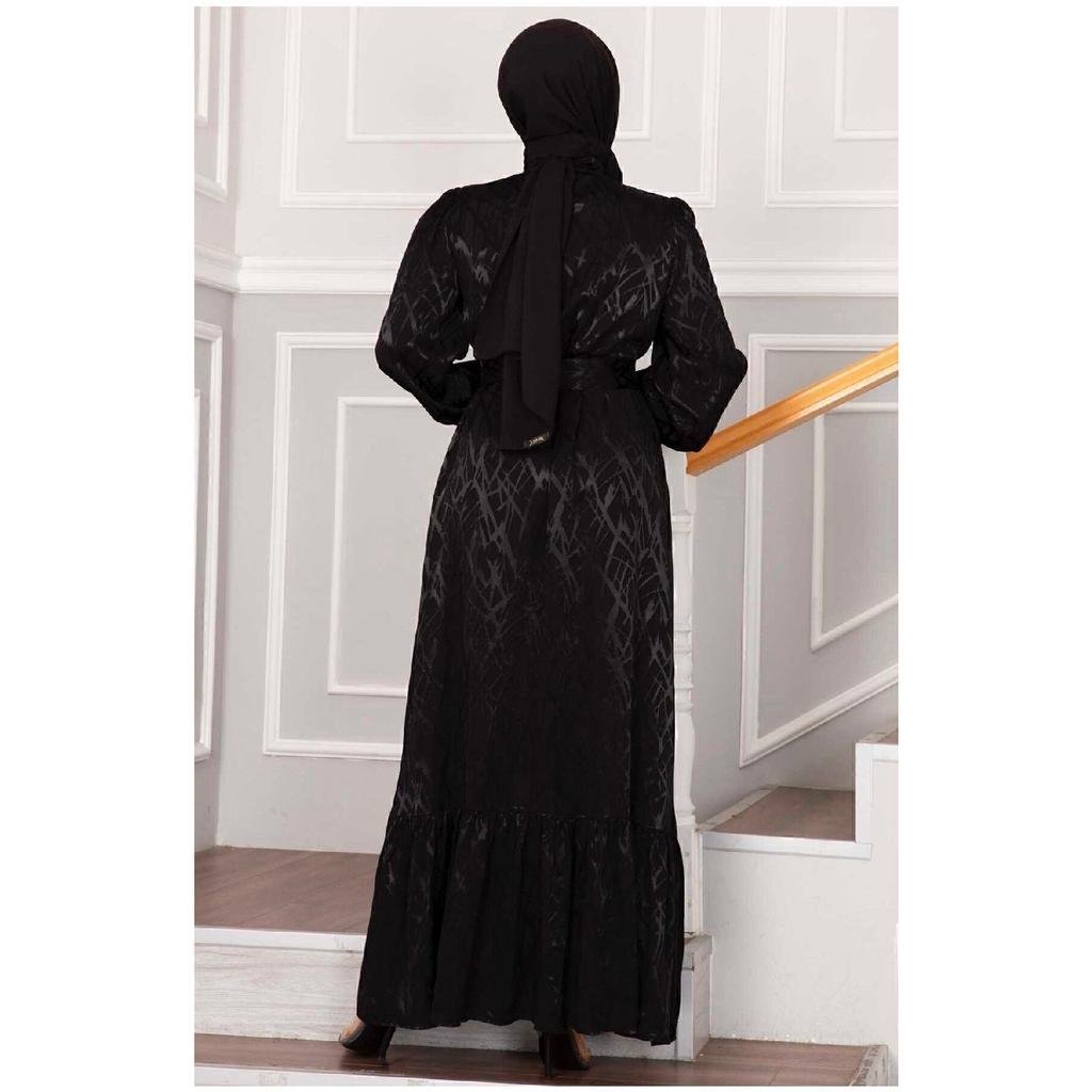 Жаккардовое вечернее платье Stoney в стиле хиджаб