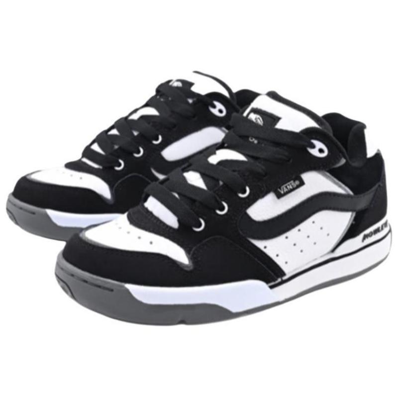 Vans Rowley Износостойкие Низкие Повседневные Кроссовки Унисекс Черные Белые Кроссовки VN000MYEBZW