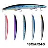 Приманка для ловли рыбы Minnow, жесткая искусственная приманка Laser, 18 см, 24 г, 3D-глаза, острые крючки, приманка для морской рыбалки, цветные воблеры