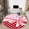 1pc Heart Bows Carpet for Office, Non-slip, Soft and Durable Office Rug, Perfect for Office yy260128076