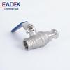 Ling Teng 2PC Quick Connect 304 Stainless Steel Ball Valve with Type 316 Internal Thread for Water Pipe Switch