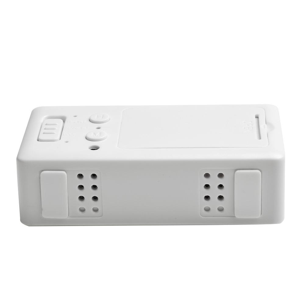 Светодиодный цифровой будильник USB/зеркало на батарейке Дисплей в реальном времени Прикроватный столик Будильник