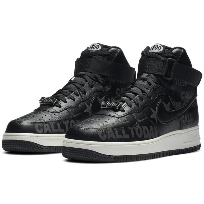 Nike Кроссовки Air Force 1 High '07 Premium 'Toll Free Pack   Black' CU1414-001