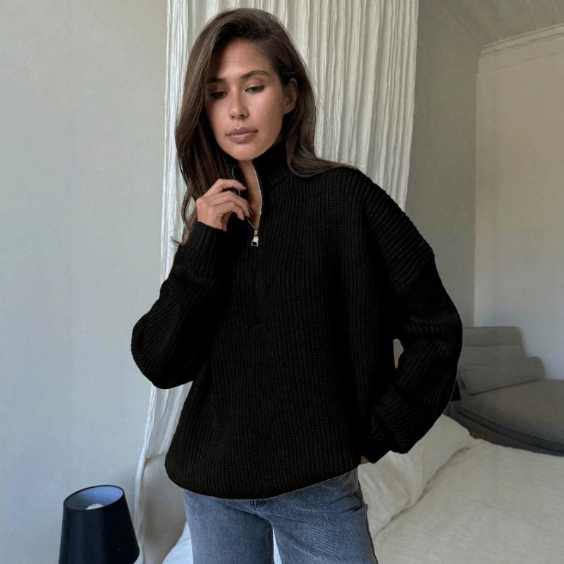 Women S Long Sleeve Knit Pullover Sweater Casual Style