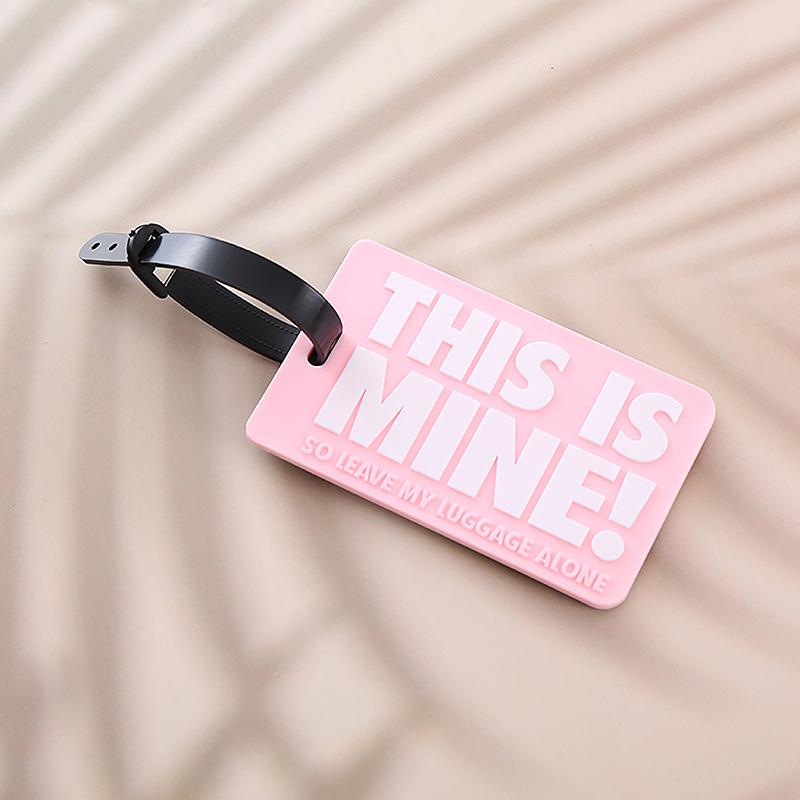 Креативная силиконовая бирка для багажа с буквами, портативная дорожная бирка для чемодана, бирка для багажа