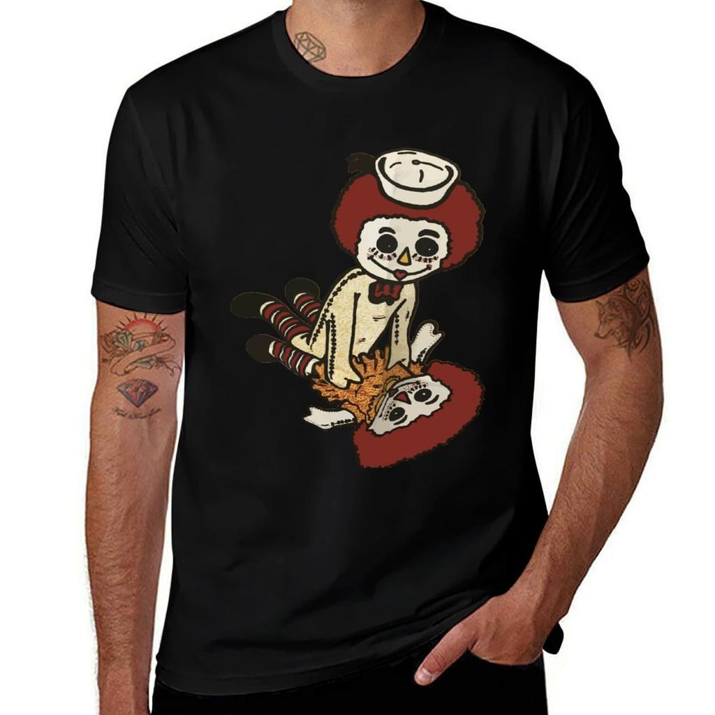 Randy Raggedy Andy T-shirt Man T Shirt Summer Printed T Shirts For Man Anime T Shirts Oversize T-shirt