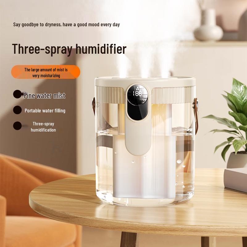 Quiet USB Bedroom Humidifier with Night Light