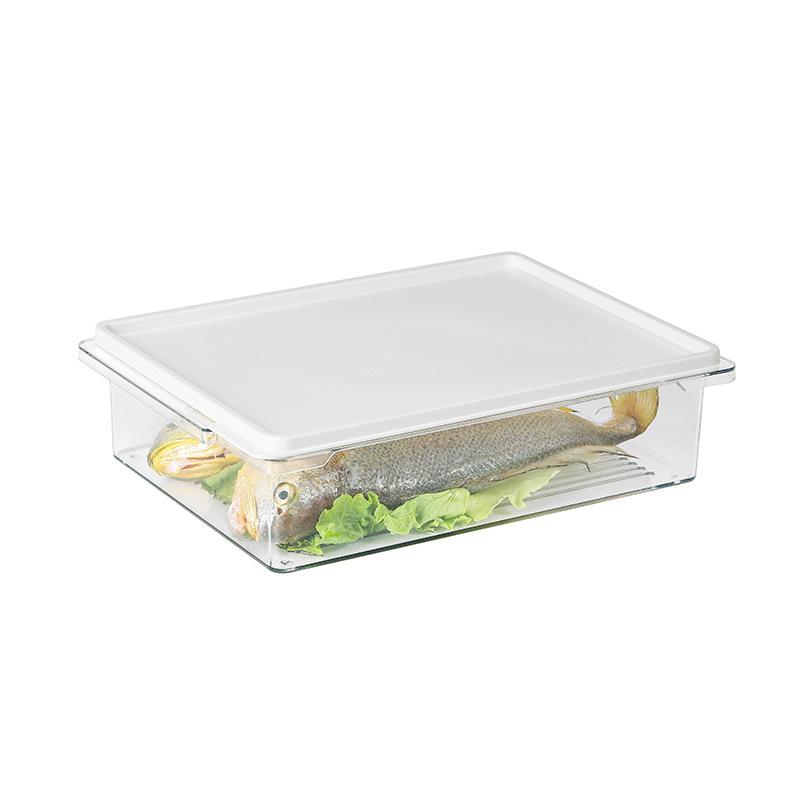 Transparent Refrigerator Storage Box, Vegetable Preparation, Frozen Meat Packing Box, Food Grade Fruit and Vegetable Preservation, Frozen Sealed Box