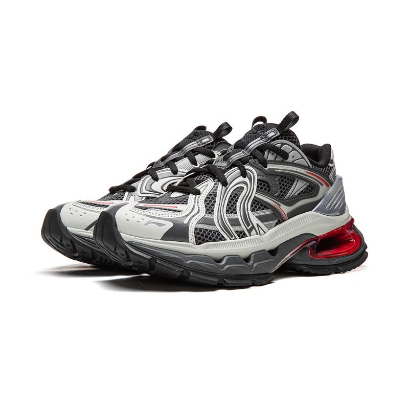 Li Ning Furious Rider BOW Амортизация Устойчивость к истиранию Амортизация, Износостойкие Низкие Повседневная Обувь Унисекс AZGV253-3