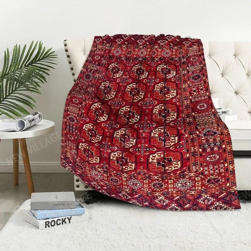 Плед диванный для коленей теплый зимний покрывало на кровать накидка Декор бохо теплый флис скандинавский винтажный марокканский мягкий и ворсистый