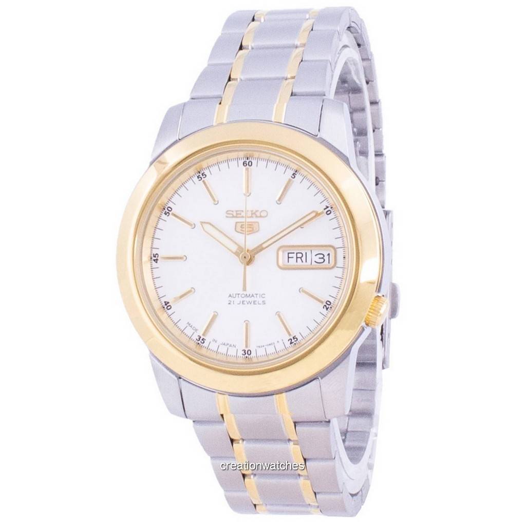 Seiko 5 автоматических мужских часов с серебряным циферблатом SNKE54J SNKE54J1 SNKE54J