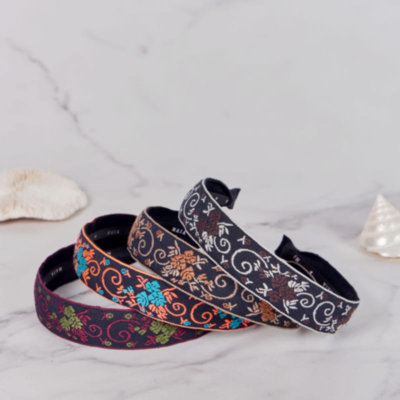 MAIA Повязка на голову из розовой лозы P - Коричневый