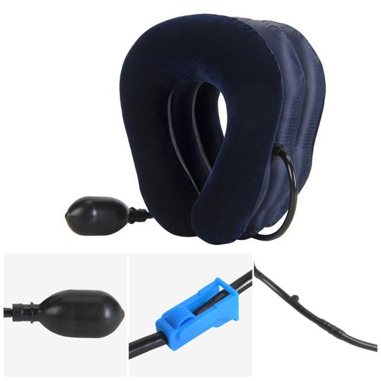 Растяжитель шеи надувной шейный бандаж для снятия боли в шее регулируемая подушка для вытяжения шеи