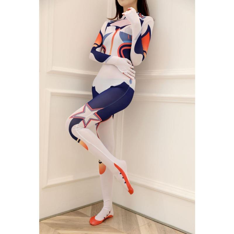 Костюм для косплея персонажей аниме на Хэллоуин Dva Da Ji Zero Two02 Смотреть Kyana Ayanami Rei Cos Gospel Warrior.
