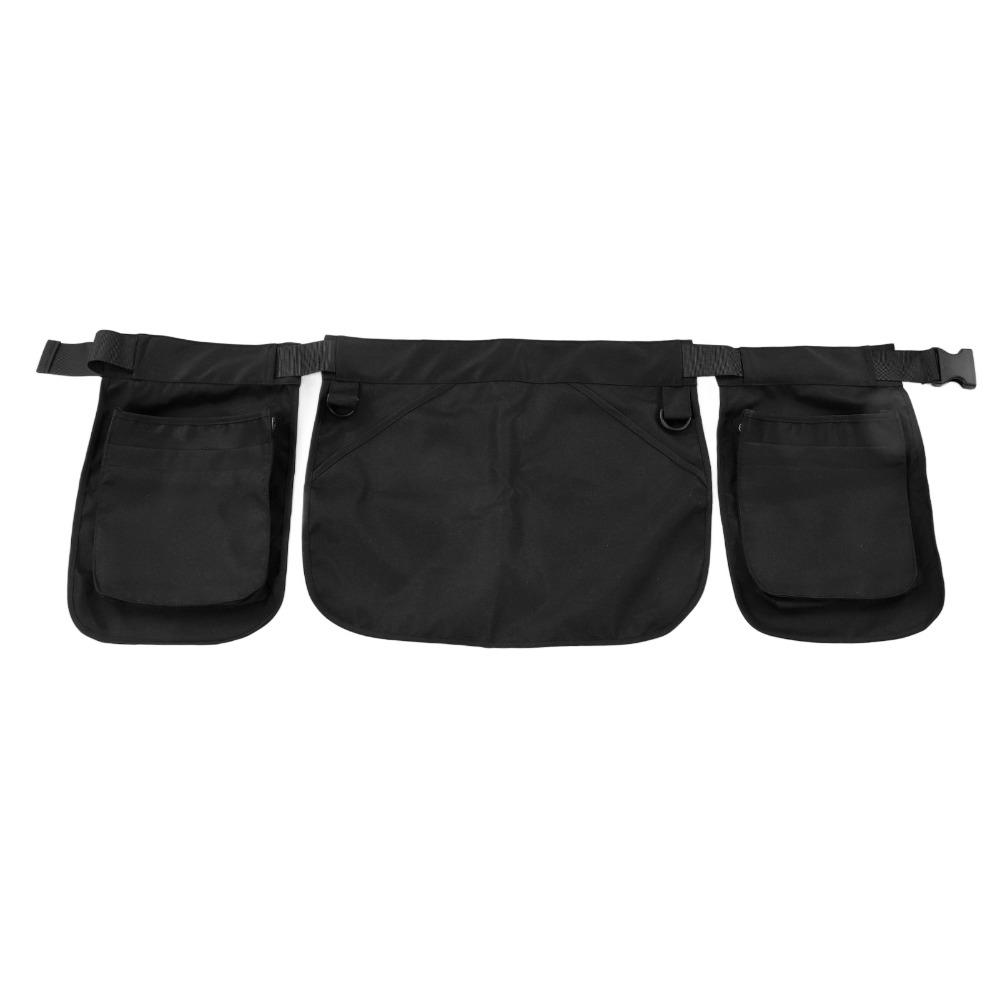 Multi Pocket Waist Apron Bag Zipper Closure Durable Tool Waist Pouch Adjustable Waist Nylon Waist Pouch Bag Gardening