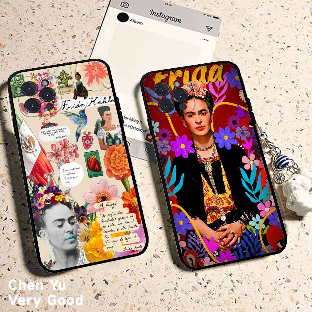 F-Фрида-s K-Кало-g Искусство Для iPhone 17 16 15 14 Pro Max Air 11 12 13 Mini Plus Чехол для Телефона