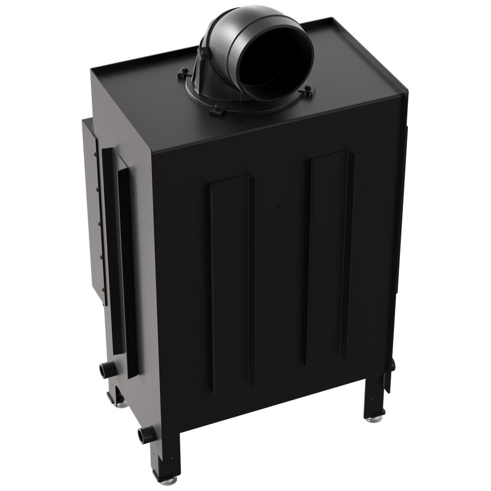 Fireplace Insert KRATKI LUCY Left 12 kW Ø200 Closing and Mounting Kit
