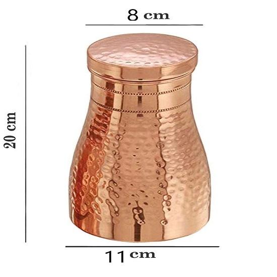 Медная бутылка для воды Copper Design | Кувшины | Кувшин для воды | Банка для спальни | Прикроватные графины