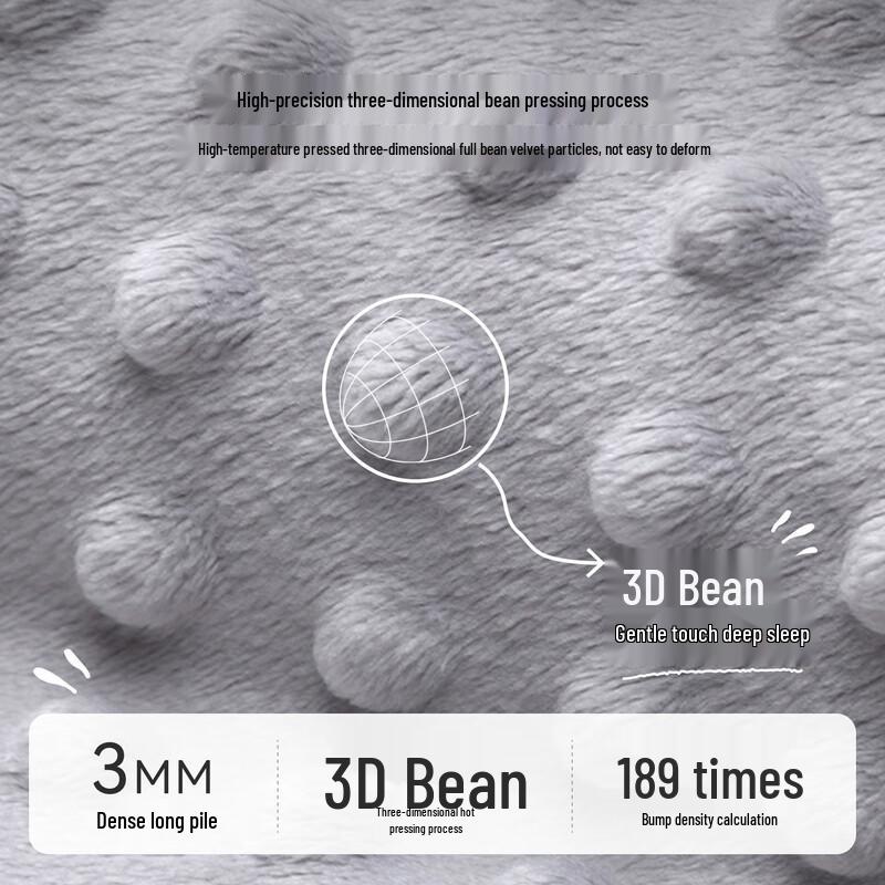 DOMIAMIA Baby Minky Dot Comfort Blanket